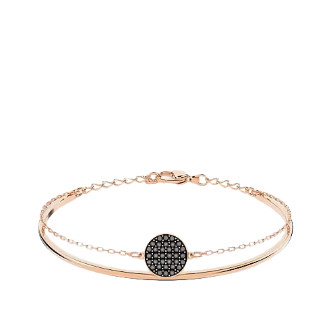 צמיד כפול רוז כסף 925s