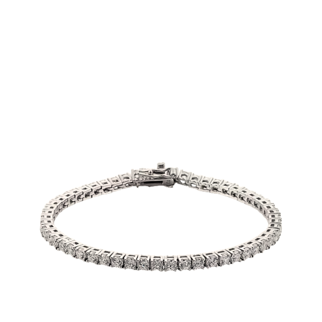 צמיד טניס 3mm כסף 925s