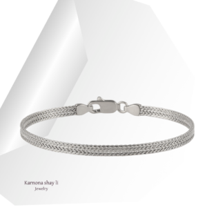 צמיד אדם כסף 925s