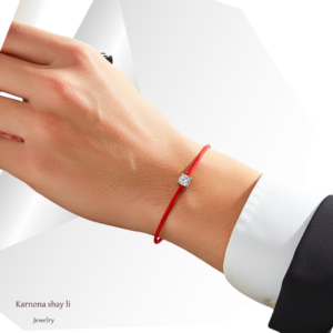 צמיד חוט אדום אבן מעבדה